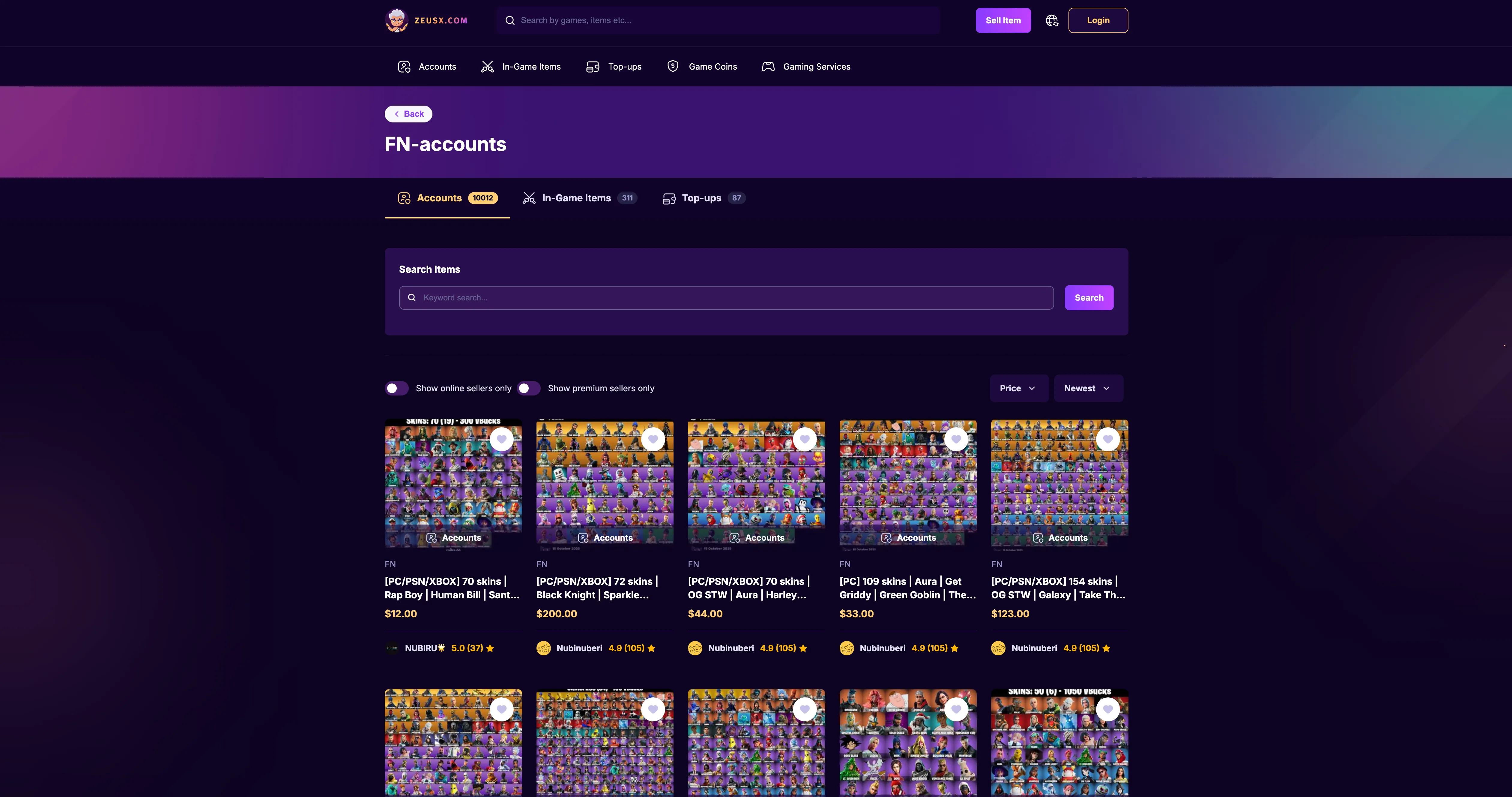 safest websites to buy fortnite accounts